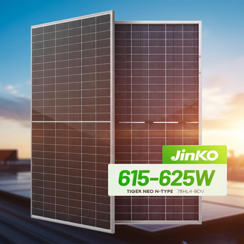 Jinko 625W Bifacial With Dual Glass Solar Panel